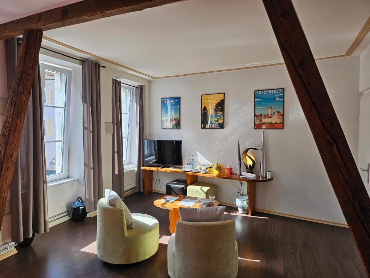 La Croix Federale Hotell Porrentruy Exteriör bild