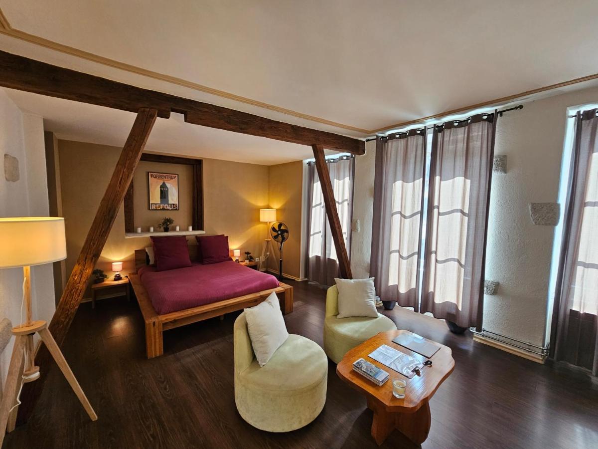 La Croix Federale Hotell Porrentruy Exteriör bild