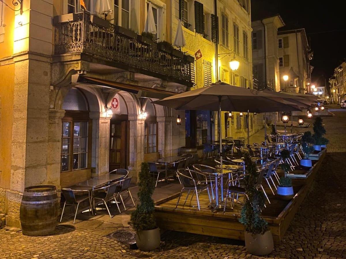 La Croix Federale Hotell Porrentruy Exteriör bild